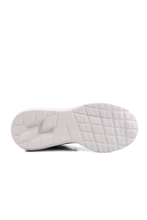 Siyah Beyaz Fileli Hafif Unisex Spor Ayakkabı Dera 640 G