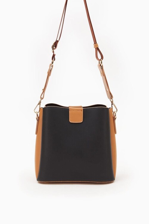 حقيبة يد وكتف نسائية باللون الأسود الجملي 930126