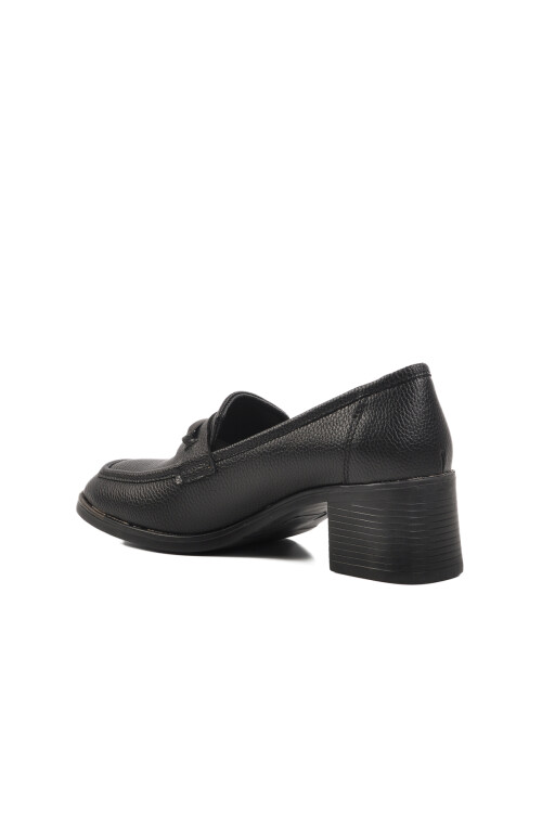 حذاء نسائي كلاسيكي بكعب أسود PC-54355 Z