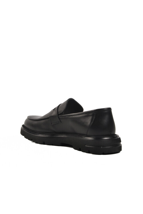 Siyah Hakiki Deri Erkek Klasik Ayakkabı 020 M