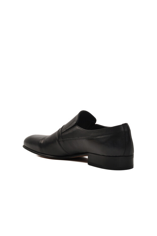 Black Genuine Leather Mens Classic Shoes 02537 M