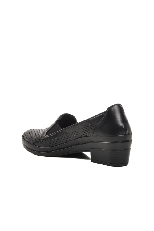 Black Genuine Leather Anatomic Womens Classic Shoes Z230 Z