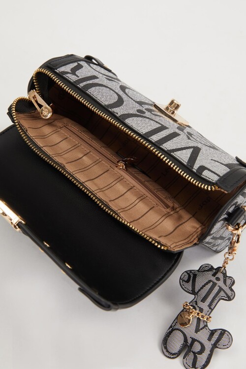 حقيبة يد وحقيبة كتف نسائية سوداء 930280