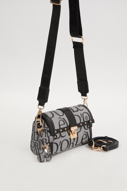 حقيبة يد وحقيبة كتف نسائية سوداء 930280