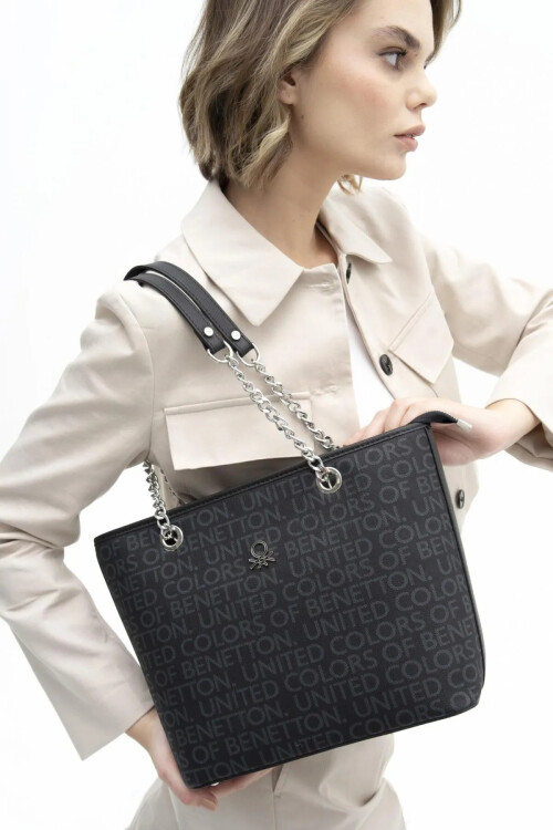 حقيبة كتف نسائية سوداء BNT-1279