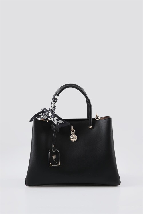 حقيبة يد وحقيبة كتف نسائية سوداء 17631