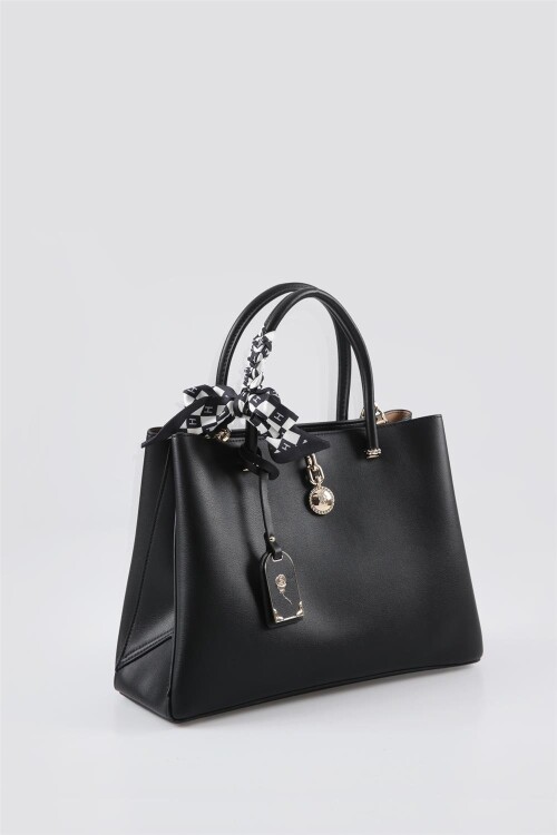 حقيبة يد وحقيبة كتف نسائية سوداء 17631