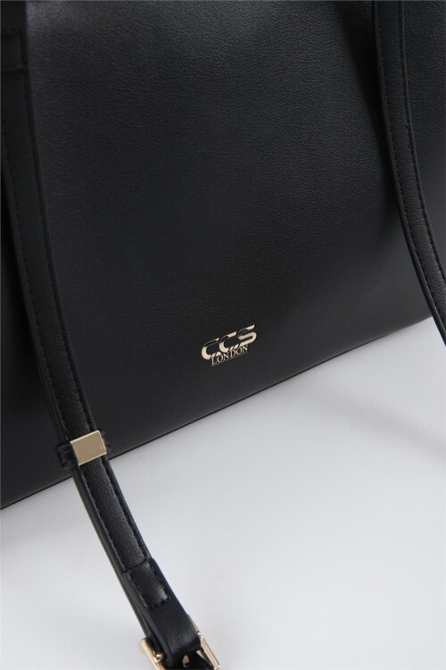 حقيبة يد وحقيبة كتف نسائية سوداء 17631