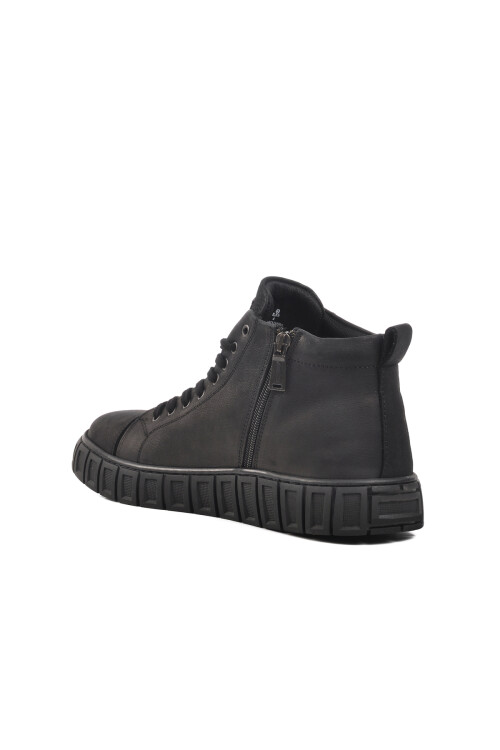 BulldozerSiyah Nubuk Hakiki Deri Erkek Bot 240023 M