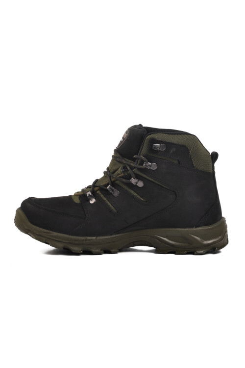 Black Nubuck-Khaki Waterproof Mens Outdoor Boots M5558 M