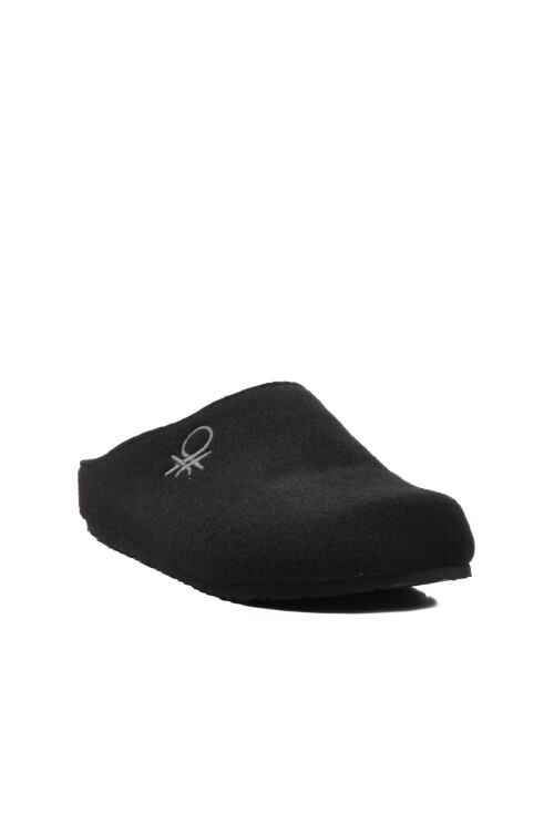 Black Textile Mens Home Slippers BN-30461 M