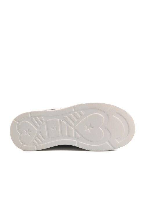 Siyah Yüksek Taban Taş İşlemeli Kadın Sneaker 25Y423-1 Z