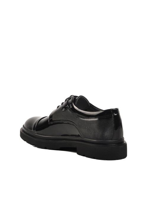 Black Patent Leather Genuine Leather Mens Classic Shoes 015 M