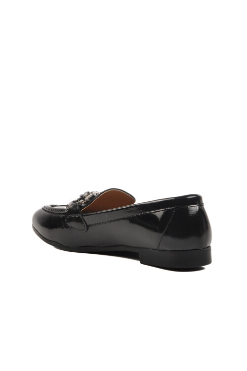 Black Patent Leather Womens Ballerinas 572421 Z
