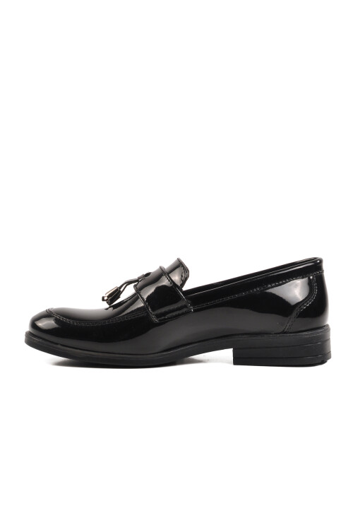 Black Patent Leather Boys Classic Shoes 3040 F