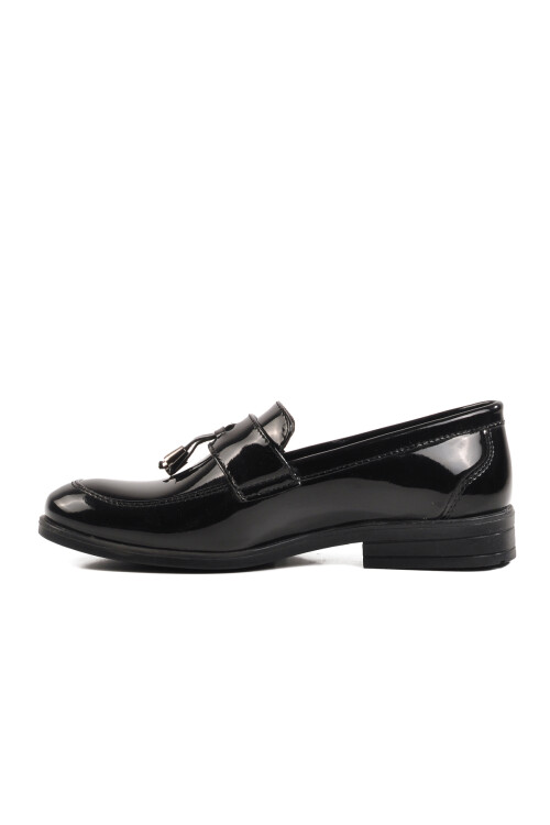 Black Patent Leather Boys Classic Shoes 3040 P