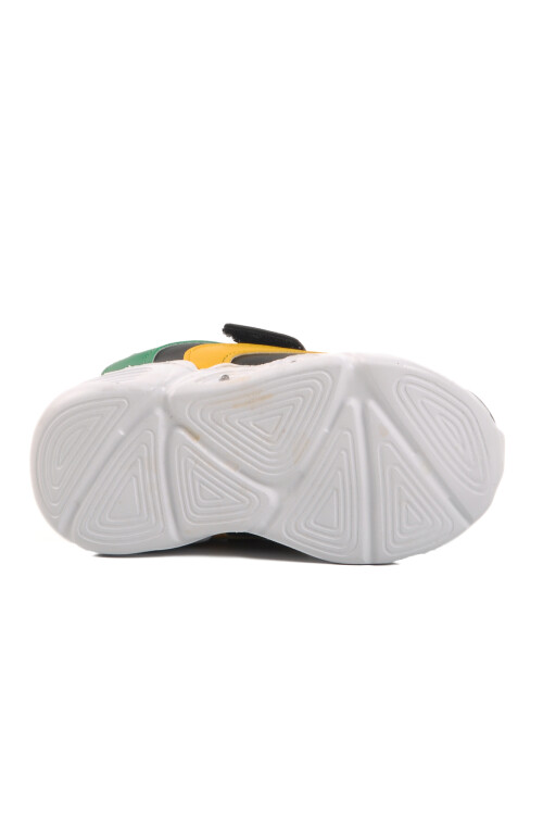 Black Velcro Lighted Unisex Kids Sports Shoes BN-31800 B