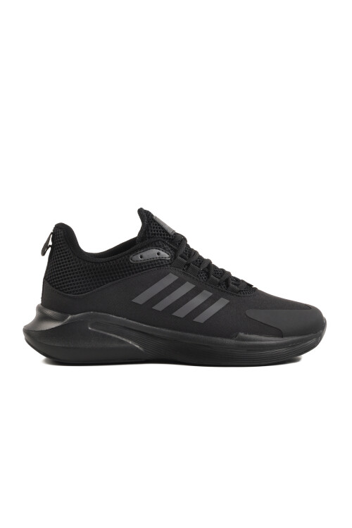 Black Textile Mens Sports Shoes Hidra M