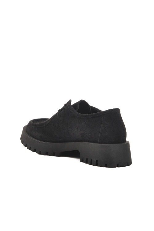 Black Suede Womens Casual Shoes PC-54319 Z