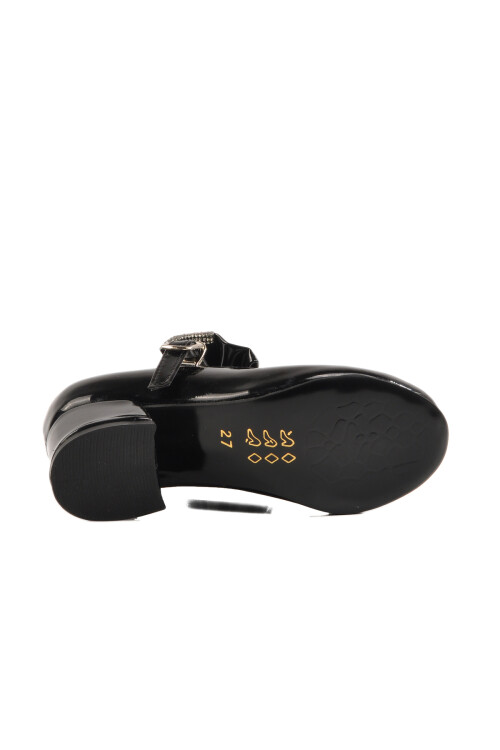 Black Bowknot Ribboned Girl Ballerina Flats 36 P