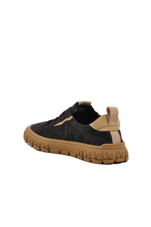 Black Light Textile Mens Casual Shoes 25Y518 M