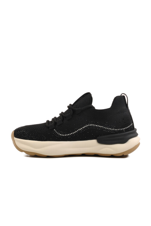 Black Knit Lightweight Womens Sneaker 25Y310-4 Z