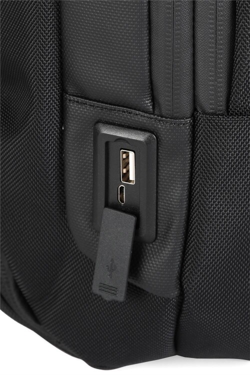 Black Crossbody Unisex Chest and Backpack 31300