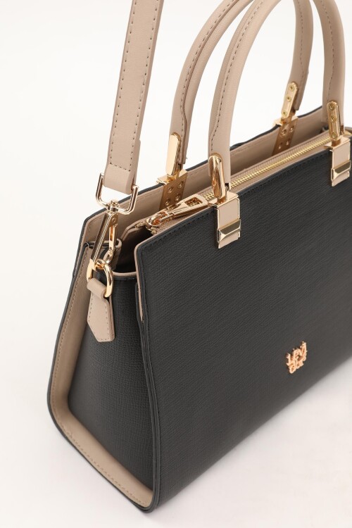 Black-Mink Womens Hand and Shoulder Bag 930172