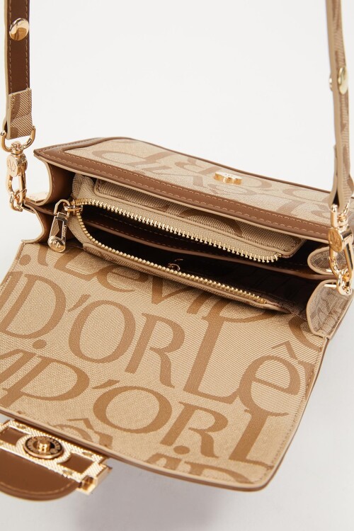 Tan Womens Hand and Shoulder Bag 930279