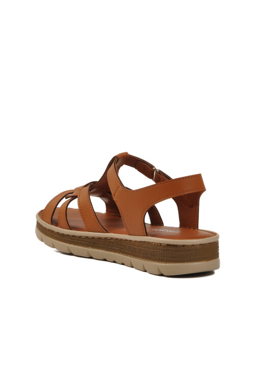 Taba Cırtlı Kadın Sandalet 492127 Z