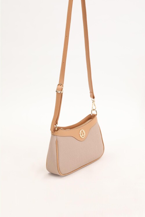 Mink-Camel Womens Shoulder Bag 930210