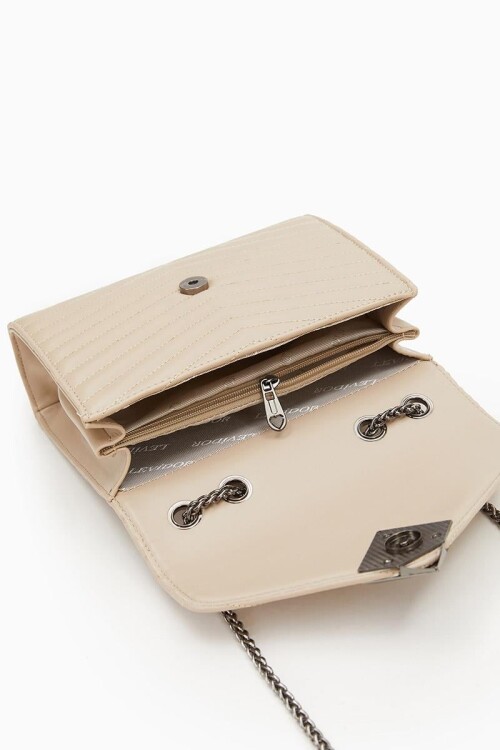 حقيبة كتف نسائية من جلد المنك 930076