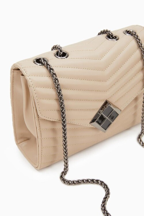 حقيبة كتف نسائية من جلد المنك 930076