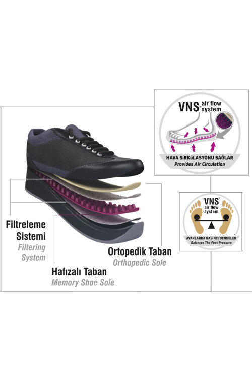 Beige Air Flow Genuine Leather Womens Casual Shoes 2216654Y Z