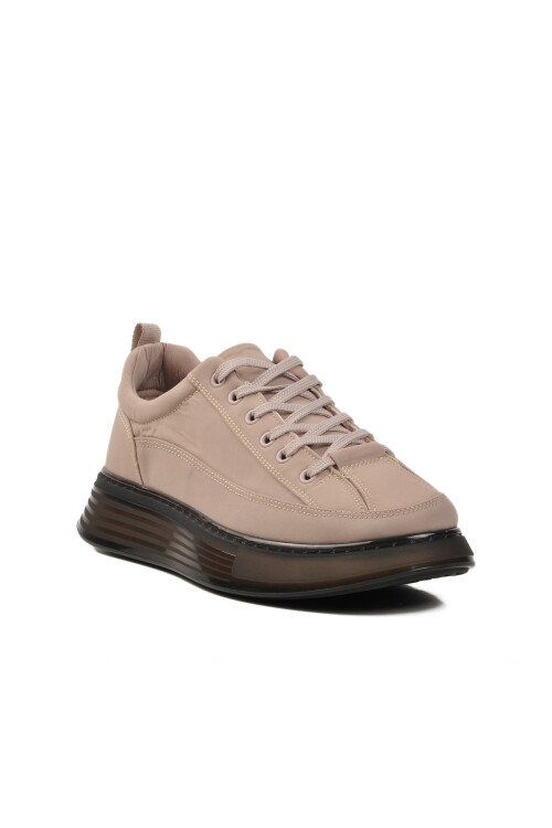 Beige Memory Foam Mens Sneaker Gabri M