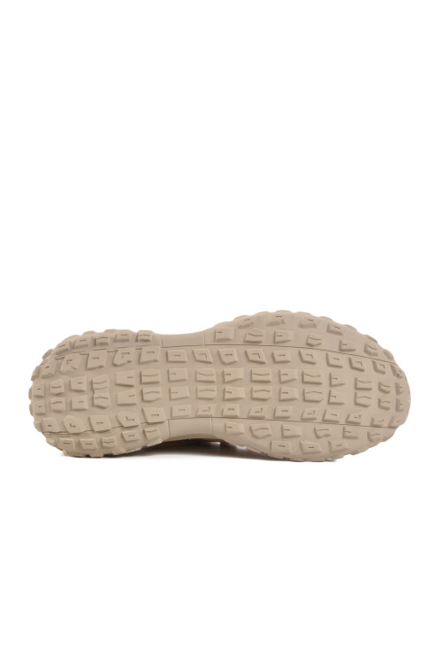 Beige Memory Foam Anorak Lightweight Flexible Mens Sneakers 241415 M