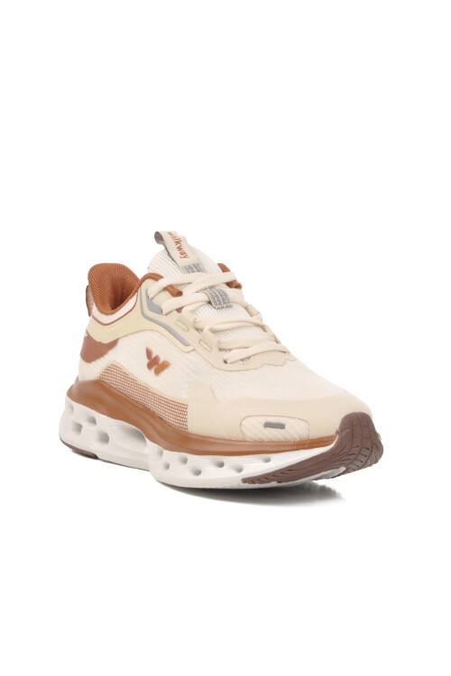 Bej Memory Foam Hafif Fileli Kadın Spor Ayakkabı Nora G