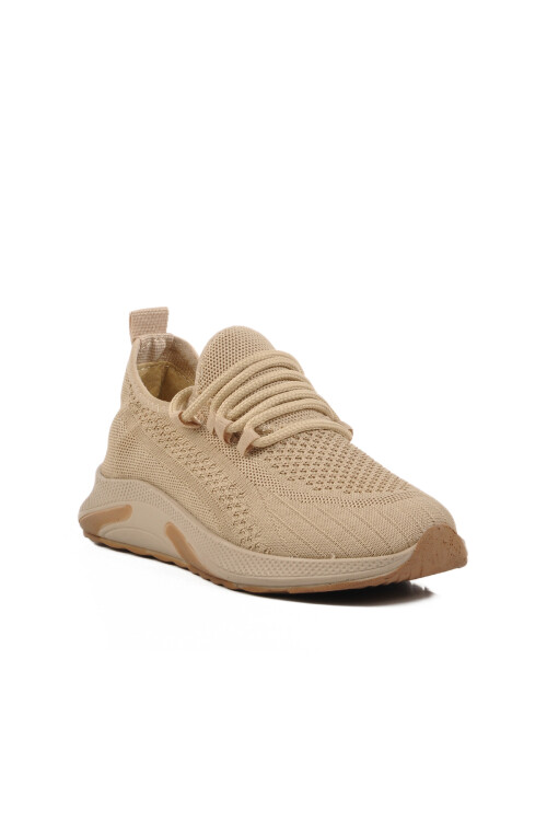 Beige Knit Lightweight Mens Sneakers Pina 103 M