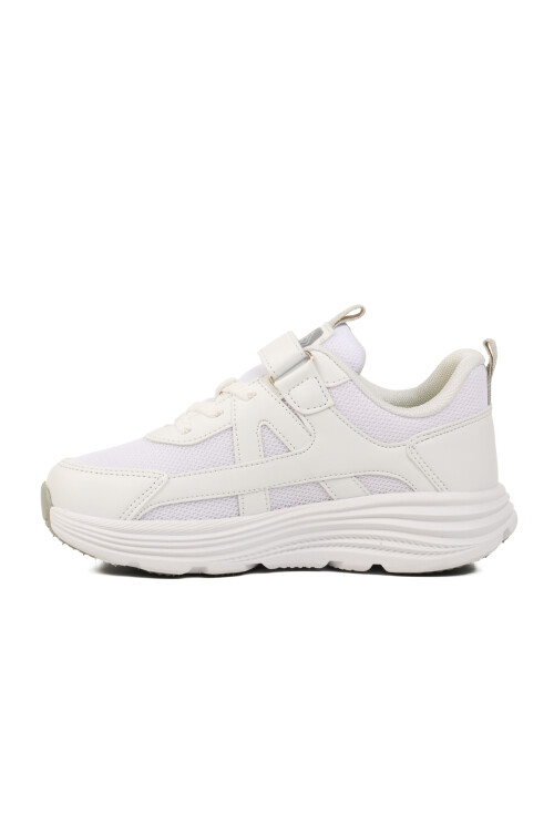 PepinoBeyaz Gri Cırtlı Erkek Çocuk Spor Ayakkabı 1880 F