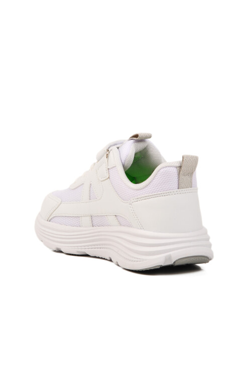 PepinoBeyaz Gri Cırtlı Erkek Çocuk Spor Ayakkabı 1880 F