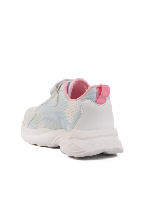 حذاء رياضي للبنات من قماش شبكي باللون الأبيض والأزرق من Ruffon F