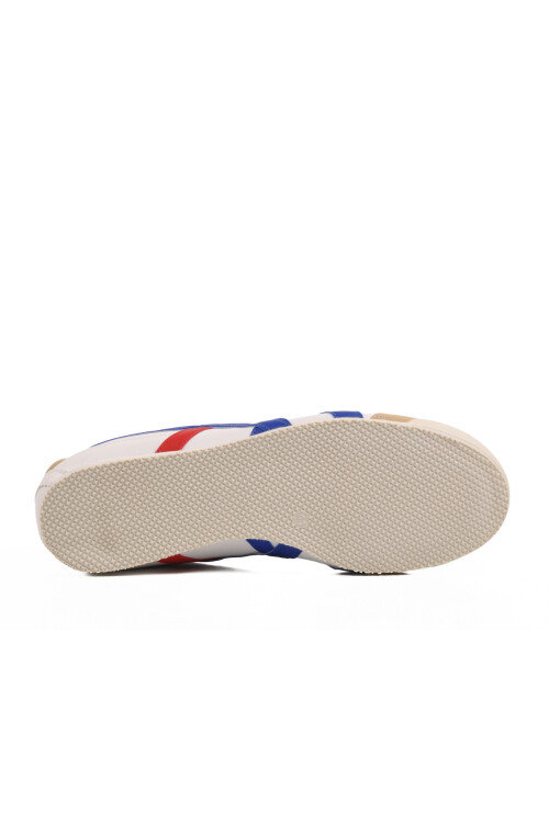 White Laced Mens Sneakers E-2052 M