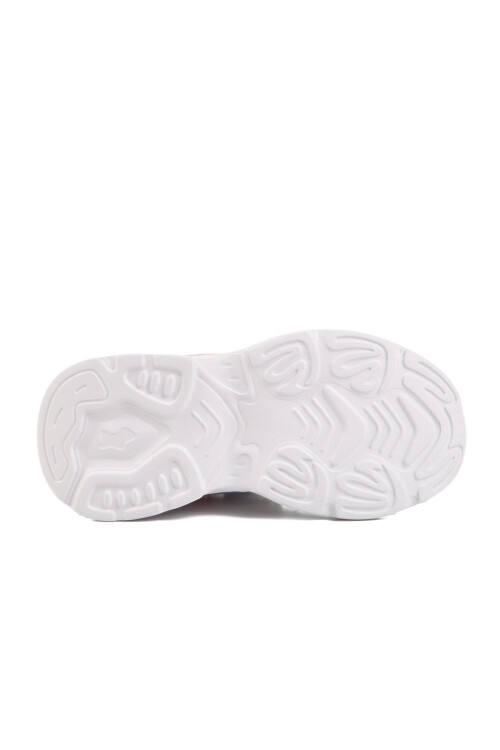 White Pink Mesh Velcro Girls Sneakers Ruffon P