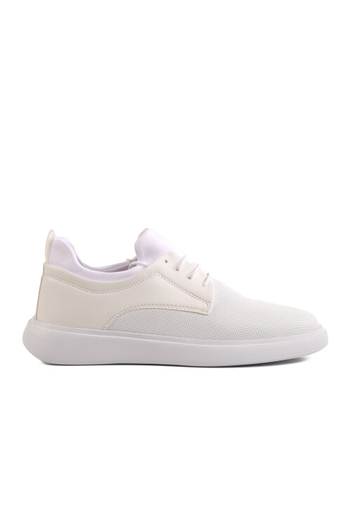 White Laced Mens Casual Shoes 978 M