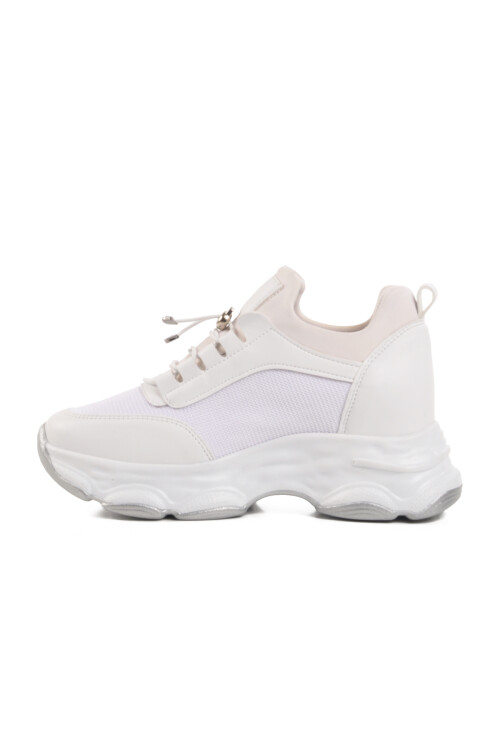 White High Sole Womens Sneaker 6064 Z
