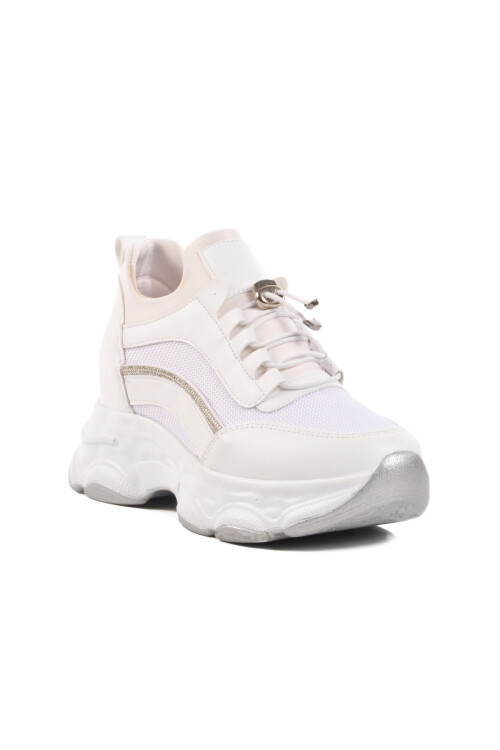 White High Sole Womens Sneaker 6064 Z