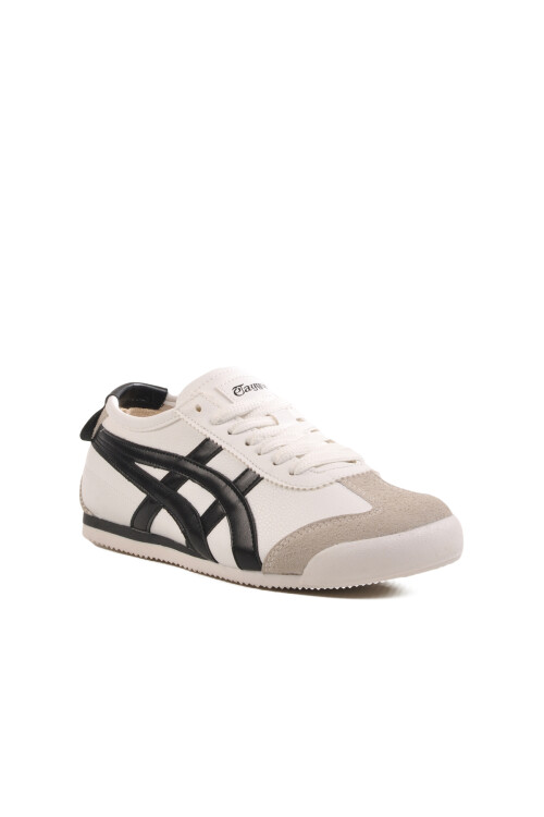 White Laced Unisex Sneakers E-2006 G