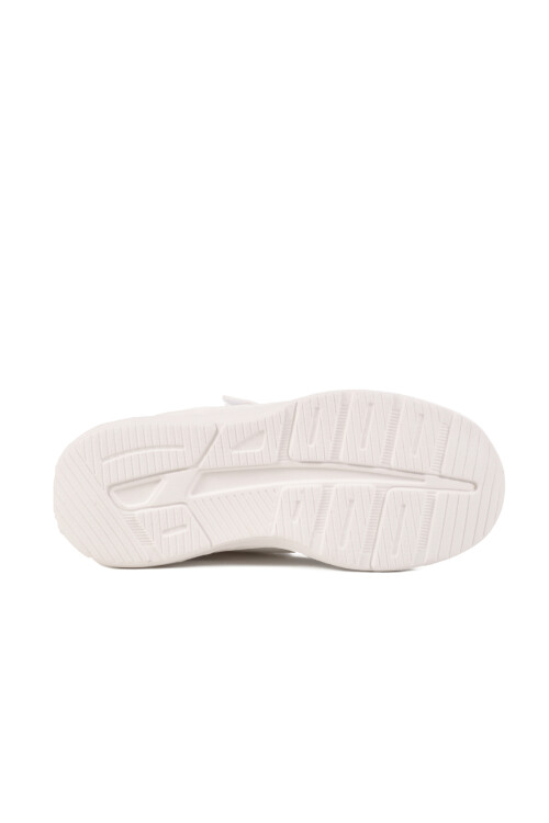 Beyaz Cırtlı Fileli Hafif Erkek Çocuk Spor Ayakkabı Rams F