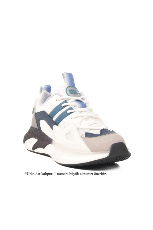 حذاء رياضي رجالي أبيض ضيق من إسفنج الذاكرة 241498 M