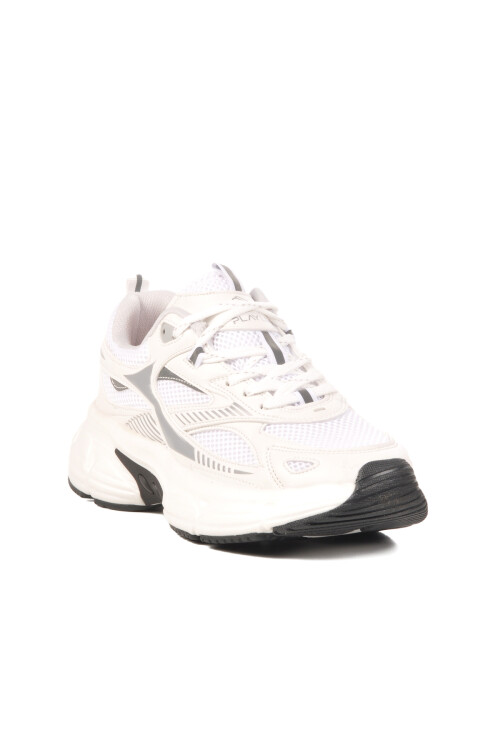 White Mesh Lightweight Womens Sneakers GS-251-530 G